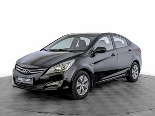 2015 Hyundai Solaris I Рестайлинг, чёрный, 1145000 рублей, вид 1