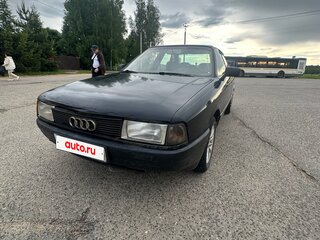 1991 Audi 80 IV (B3), чёрный, 115000 рублей, вид 2