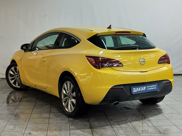 2012 Opel Astra GTC J Рестайлинг, жёлтый - вид 5