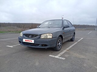 2007 Hyundai Accent ТагАЗ II, серый, 235000 рублей, вид 1