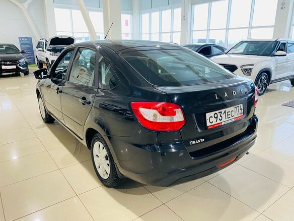 2022 Lada (ВАЗ) Granta Euro-2 I Рестайлинг, чёрный, 659000 рублей - вид 6