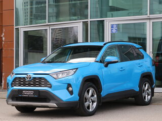 2021 Toyota RAV4 V (XA50), голубой, 2950000 рублей, вид 1