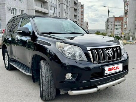 2011 Toyota Land Cruiser Prado 150 Series, чёрный, 3300000 рублей, вид 4