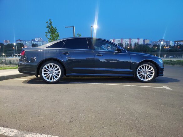 2015 Audi A6 IV (C7) Рестайлинг, серый, 1750000 рублей - вид 11