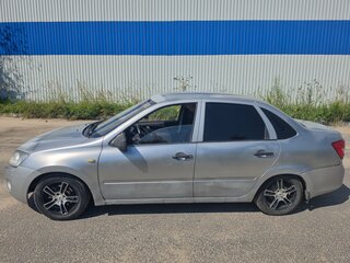 2013 Lada (ВАЗ) Granta I, серебристый, 220000 рублей, вид 2