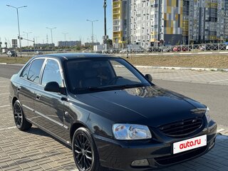 2008 Hyundai Accent ТагАЗ II, чёрный, 470000 рублей, вид 1