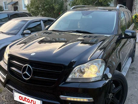2009 Mercedes-Benz GL-Класс 350 I (X164) Рестайлинг, чёрный, 1490000 рублей, вид 4