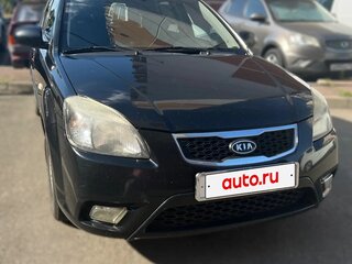 2010 Kia Rio II Рестайлинг, чёрный, 580000 рублей, вид 2