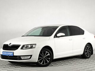 2014 Skoda Octavia III (A7), белый, 1229000 рублей, вид 3