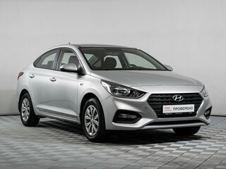 2018 Hyundai Solaris II, серебристый, 1039000 рублей, вид 3