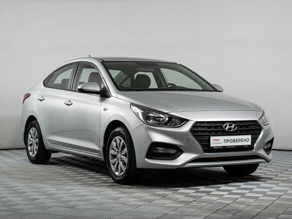 2018 Hyundai Solaris II, серебристый - вид 2