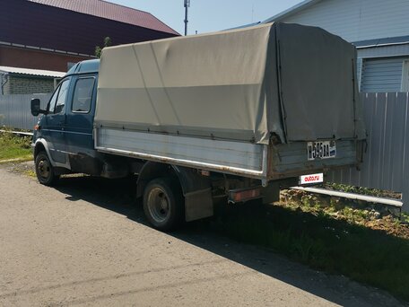 2009 ГАЗ ГАЗель (33023/330273) Фермер, синий, 620000 рублей, вид 2