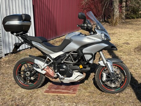 2013 Ducati Multistrada 1200, серебристый, 700000 рублей, вид 3