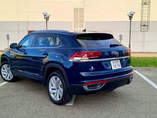 2020 Volkswagen Atlas I Рестайлинг, синий, 4200000 рублей, вид 2