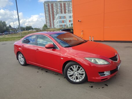 2008 Mazda 6 II (GH), красный, 595000 рублей, вид 1