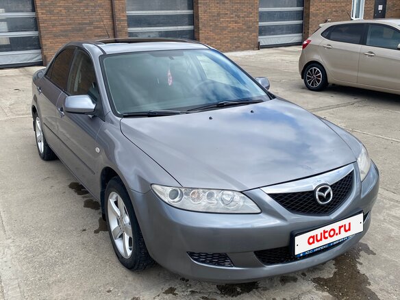 2005 Mazda 6 I (GG), серый, 500000 рублей - вид 7