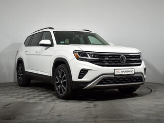 2021 Volkswagen Atlas I Рестайлинг, белый, 3407866 рублей, вид 3