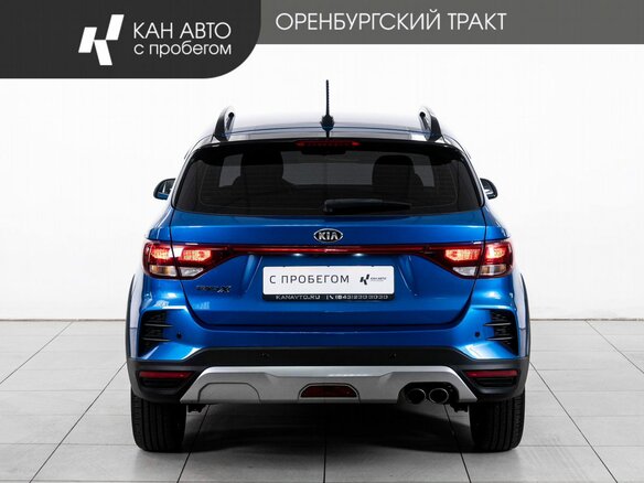 2020 Kia Rio X IV Рестайлинг, синий, 1770000 рублей - вид 3