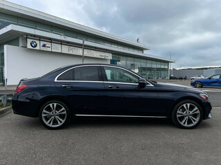 2021 Mercedes-Benz C-Класс 300 IV (W205) Рестайлинг, синий, 3540000 рублей, вид 4