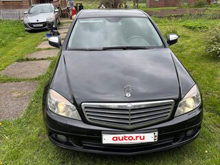 2008 Mercedes-Benz C-Класс 180 Kompressor III (W204), чёрный, 1150000 рублей, вид 2