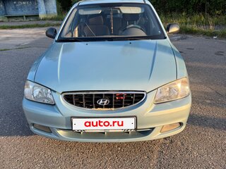 2008 Hyundai Accent ТагАЗ II, голубой, 370000 рублей, вид 1
