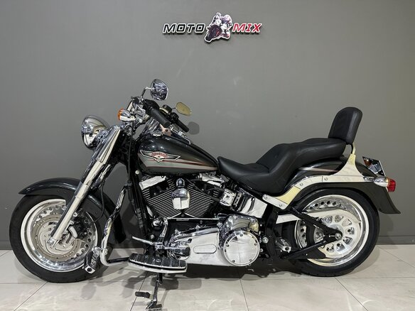 2007 Harley-Davidson Fat Boy, чёрный, 1200000 рублей - вид 3