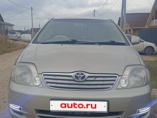 2003 Toyota Corolla Fielder IX (E120, E130), золотистый, 500000 рублей, вид 3