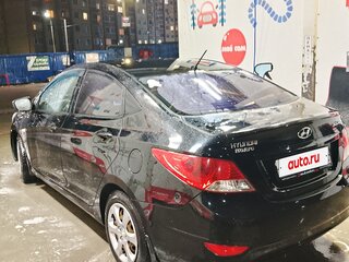 2012 Hyundai Solaris I, чёрный, 670000 рублей, вид 4