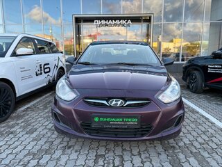 2013 Hyundai Solaris I, фиолетовый, 539000 рублей, вид 2