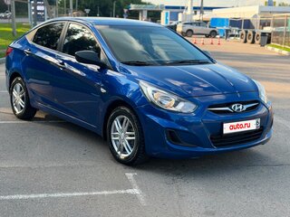 2011 Hyundai Solaris I, синий, 1000000 рублей, вид 2