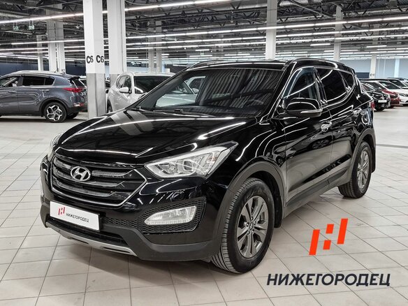 2014 Hyundai Santa Fe III, чёрный