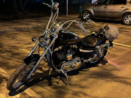 2009 Harley-Davidson XL1200, чёрный, 549000 рублей, вид 2