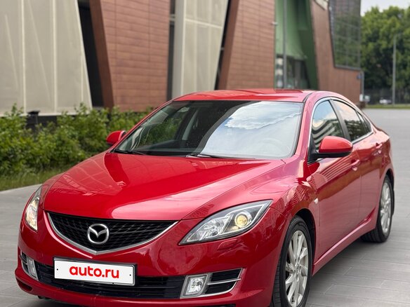 2008 Mazda 6 II (GH), красный, 870000 рублей - вид 1