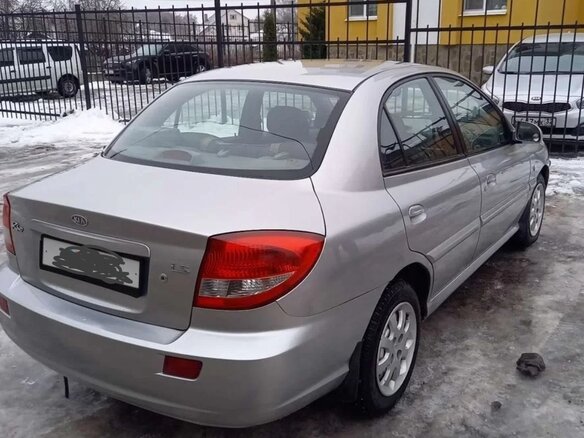 2003 Kia Rio I Рестайлинг, серебристый, 270000 рублей - вид 3