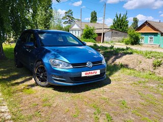2013 Volkswagen Golf VII, голубой, 600000 рублей, вид 3