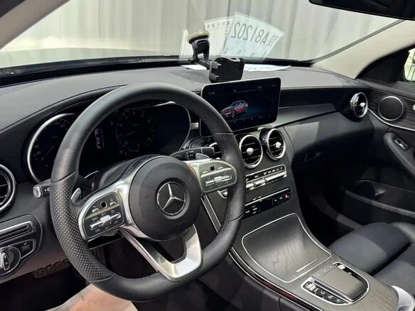 2021 Mercedes-Benz C-Класс 200 L IV (W205) Рестайлинг, чёрный - вид 7