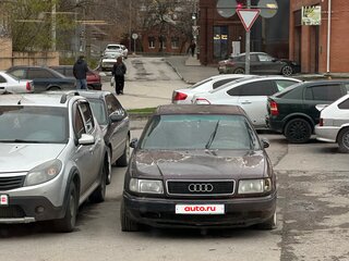 1991 Audi 100 IV (C4), красный, 150000 рублей, вид 3