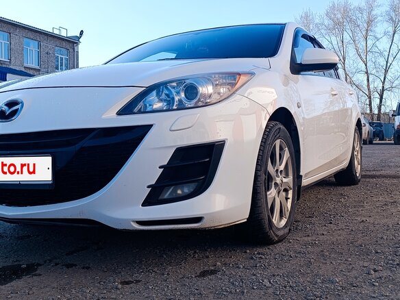 2011 Mazda 3 II (BL), белый, 850000 рублей - вид 1