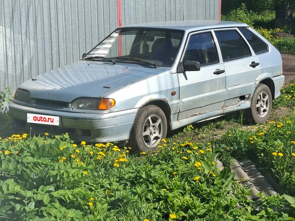 2004 Lada (ВАЗ) 2114, серебристый, 90000 рублей
