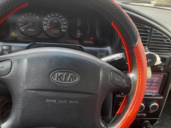 2008 Kia Spectra I Рестайлинг 2, чёрный - вид 8