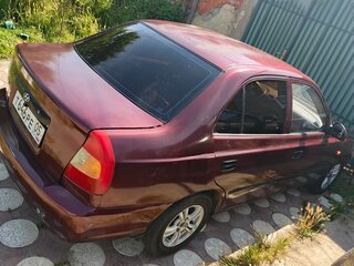 2006 Hyundai Accent ТагАЗ II, красный, 350000 рублей, вид 2