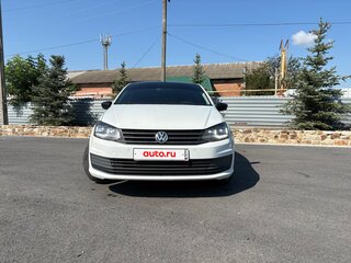 2019 Volkswagen Polo V Рестайлинг, белый, 1350000 рублей, вид 2