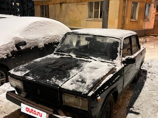 1993 Lada (ВАЗ) 2107, чёрный, 75000 рублей, вид 1