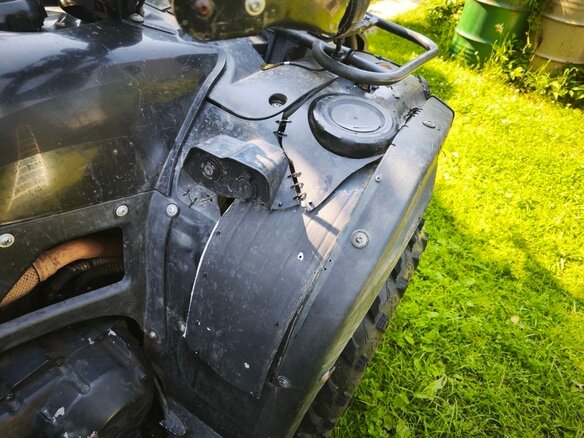 2014 Stels ATV-600YS Leopard, чёрный, 400000 рублей - вид 8