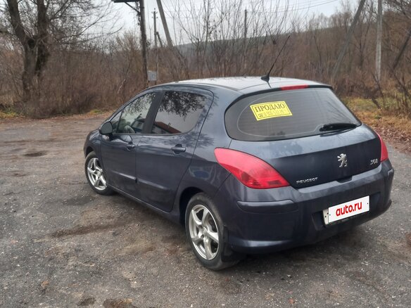 2009 Peugeot 308 I, синий, 400000 рублей - вид 6
