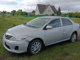 2012 Toyota Corolla X (E140, E150) Рестайлинг, серебристый, 900000 рублей, вид 3