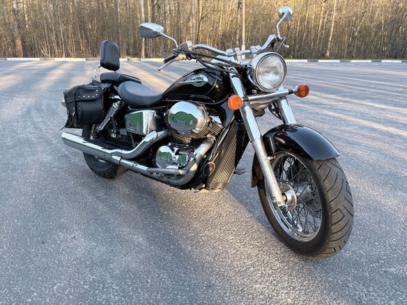2004 Honda Shadow 400, чёрный, 400000 рублей