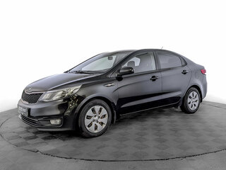 2017 Kia Rio III Рестайлинг, чёрный, 1140000 рублей, вид 1
