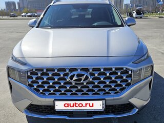 2021 Hyundai Santa Fe IV Рестайлинг, серебристый, 3700000 рублей, вид 2