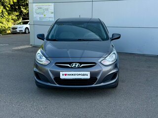 2011 Hyundai Solaris I, чёрный, 612000 рублей, вид 3